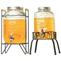 Wholesale 2 Glallon Glass Drink Beverage Dispenser Jar with Tap