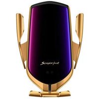 Factory wholesale Smart Sensor Car Wireless Charger R1 Infrared Auto-sens Air Vent Mount Smart Automatic Clamping Simple Fast Wi