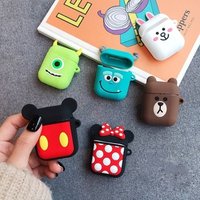 For AirPods Silicone Headphones Cases Cartoon Covers