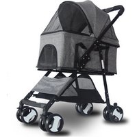 4 Wheels Pet Stroller Cats Dogs