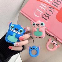 Cartoon Apple airpods case airpod headphones Shockproof Protective Silicone Skin Cover Case