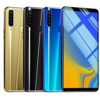 Best seller cheap unlocked cell phone dual SIM card feature phone ultra-thin full screen mobile phone A9