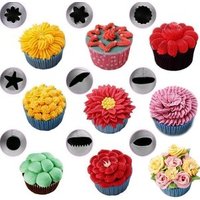 Icing Piping Nozzles 48 Pcs/Set Confectionery Tools Russian Piping Tips Cake Pastry Nozzles Cake Decorating Tools
