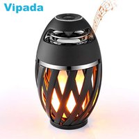 Newest Style A1 Creative LED Flame Atmosphere Speaker Lamp Bluetooth Wireless Music Steaming Hi-Fi Sound Quality Speaker
