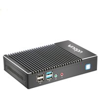 All aluminum desktop home school office 7*24 keep run fanless nano micro tiny mini computer window 10 pro linux ubuntu mini pc