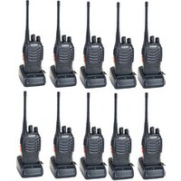 Promotional two way radio 1-3 km portable mini walkie talkie baofeng bf-888s with free earpiece