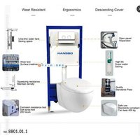 Built-In Wall Mounted Toilet Flush System
