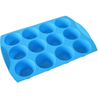 *Liflicon Rubber Baking Cake Tray Mini Muffin Cupcakes 12 Cavity Silicone Mold Cookies Cupcake Moulds Home