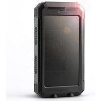 dualusb Emergency Power Supply camping wireless powerbank SLIM solar power bank 10000mah