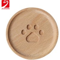 eco-friendly anti-slip durable waterproof drink wooden coaster