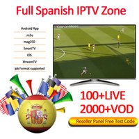 IPTV Reseller Panel Spanish Channels 60 Credits IPTV TV Set Top TV Box Provider 100+LIVE/2000+VOD Reseller Panel Free Test Code