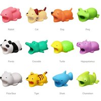 Cartoon cute animals mobile phone accessory cable bites protector for cable