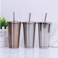 Double Wall Stainless Steel Insulated Tumbler Straw
