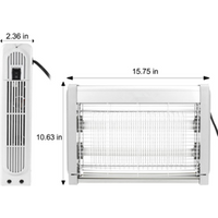 220V 20W Insect Killer Electric Mosquito Killer Trap Light Fly Wasp Bug Insect Zapper Trap Catcher Lamp for Home Room Garden