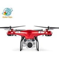 2.4G 1080P FPV wide angle 6 Axis Gyro plastic rc quadcopter video drone with WIFI HD camera