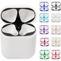 Hot sale Metal Dust Guard Protective Sticker for Apple AirPods Case Cover Dust-proof Sticker Skin Protector