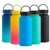 Wide mouth drink sport bottles Double Wall Vacuum Insulated Stainless Steel Water Bottle with custom logo