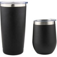 Reusable Stainless Steel Travel Coffee Cup BPA Free Lid