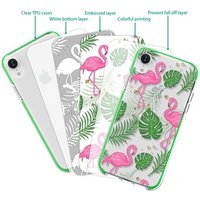 Custom printed tpu oem phone case for iphone 7/8 plus/XR/XS/XS Max,transparent clear double color tpu for iphone 8/XS blank case