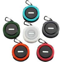 Amazon 2019 Trending Products Wireless Car Bluetooth Speaker Outdoor Sport Portable C6 Waterproof shower Speakerwith suction cup