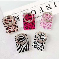 Leopard Phone Stand Ring Holder 360 Degree Rotation Phone Ring Grip