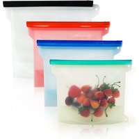Reusable Silicone Food Storage Bag Set Freshness