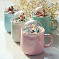 Creative Forest 3D Animal Design Ceramic Tea Cup