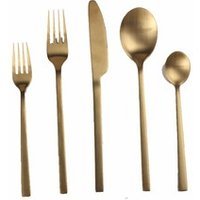 5 Piece Brush Cutlery Set
