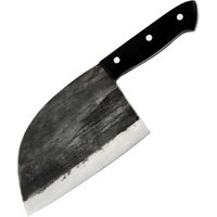 Sowoll Chef Chinese Cleaver Kitchen Knife Handmade Hand Forged High Carbon Clad Steel Full Tang Butcher Knife