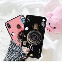 Vintage Camera Silicone Fall Resistant Phone Case For iPhone X XS XS MAX,Literature And Art Cover For iPhone 6 7 8/plus