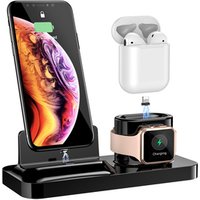 Free Shipping RAXFLY 3 In 1 Magnetic Mobile Phone Charger Charging Dock Station For iPhone For Apple Watch