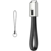 Free Shipping High Quality Competitive Price Phone Charger RAXFLY 20cm Leather Key Chain Design Usb Cable