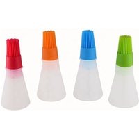 Cooking Grill Brush High Heat Resistant Basting Brush Silicone BBQ Tools Bottle Oil Brush