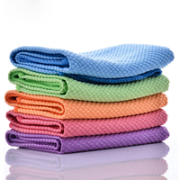 Microfibre Cloth Mirror Glass Cleaning