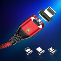 FLOVEME Free Shipping Hyun Diamond 3A Fast Charging USB Cable magnet charge cable usb universal