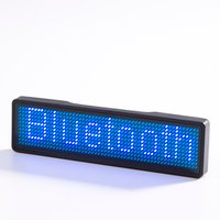 Electronic Rechargeable LED Name Pin Badge