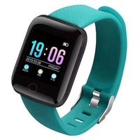 new 1.3 inch square Best Selling Health Fitness Tracker Color Display Smart Bracelet 116plus