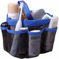 8 Pockets Compartments Oxford Quick Dry Hanging Portable Travel Toiletry Shower Bath Mesh Caddy Tote Organizer Bag