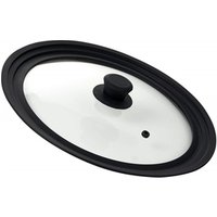 Smart Universal Tempered Glass Pot Lid Silicone Rim