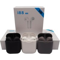 2019 Colorful TWS Bluetooth 5.0 Stereo Earbuds Wireless Earphones I88 Tws With Charging CaseHeadphones For Apple& Android