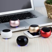 Super bass mini round bluetooth tws speaker with aluminium case