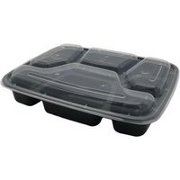 4 Compartment Disposable Leakproof Plastic Food Containers