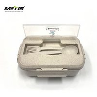 Environmentally friendly A6093 wheat straw material beton lunch box for home usage