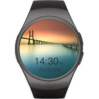 KW18 1.3inch Round Dial Smartwatch Phone MTK2502 IPS Screen Pedometer Sedentary Reminder BT4.0 Heart Rate Monitor Watch