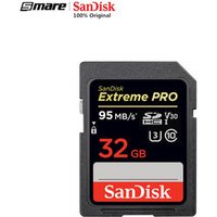 SanDisk Extreme PRO SD card 128GB 64GB 32GB 16GB 256GB Memory Card UHS-I High Speed 633X Class 10 95MB/s 170MB/s V30 for camera