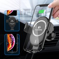 2019 FLOVEME 10W Wireless Car Phone Charger Gravity Air Vent Car Mount Phone Holder Stand Wireless Charger
