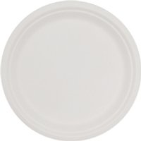 9 inch compostable biodegradable disposable sugarcane bagasse round plates