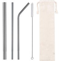 Eco Friendly Stainless Steel Drinking Straw Set Case