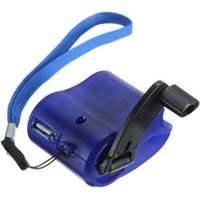 Promotional wind up shake cell phone dynamo usb hand crank charger