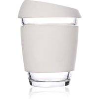 Eco-friendly Portable Insulation Non-slip Reusable Coffee Milk Tea Transparent Cups With Silicone Cover